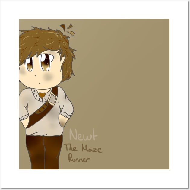 Chibi Newt - The Maze Runner Wall Art by oh_shoot_arts